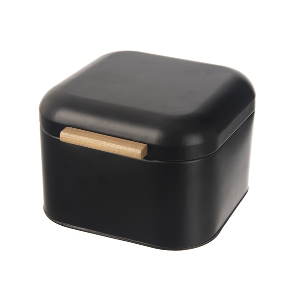 Nádoba na chlieb BLACK II čierna/bambus 1