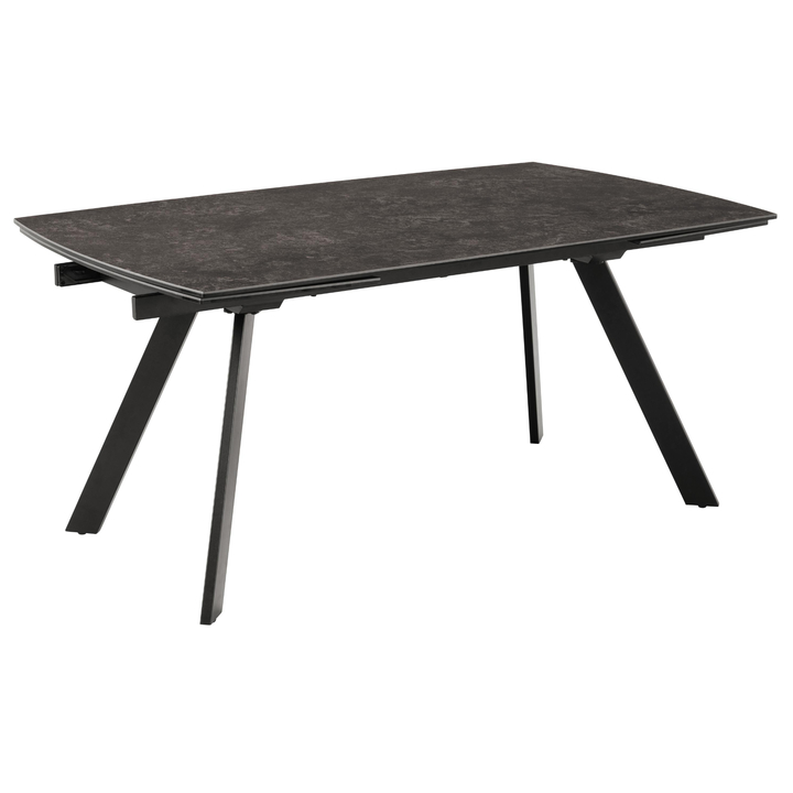 Jedálenský stôl BLACKBURN čierna/matná čierna 1