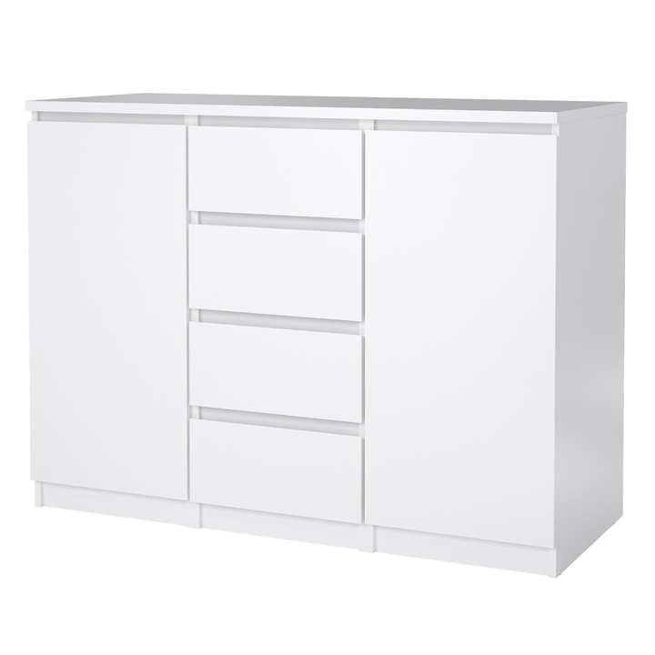 Komoda BLAIR IX biela vysoký lesk 1