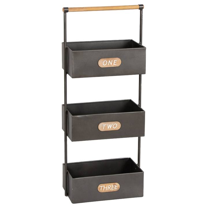 Regál BOE čierna 1