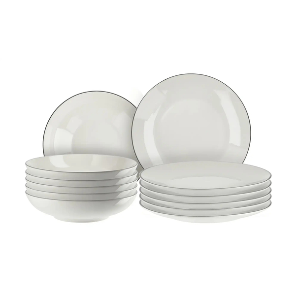 Jedálenská súprava BOLOGNA porcelán, 12 ks 1