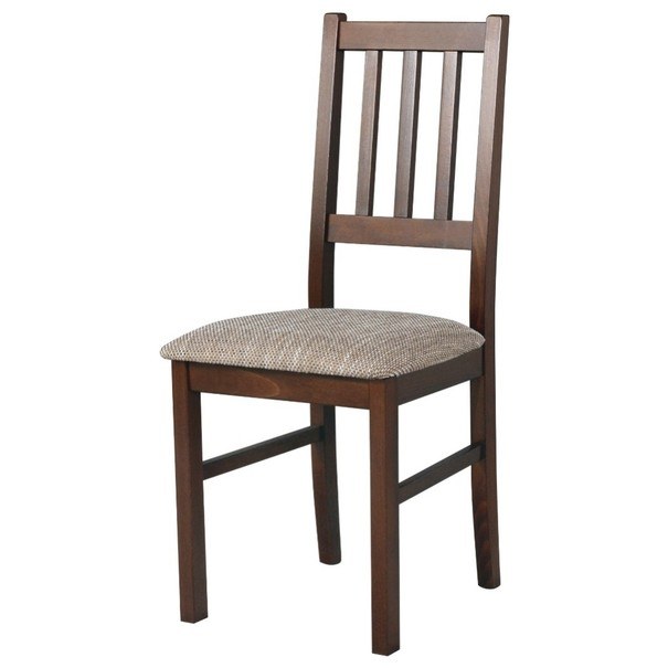 Jedálenská stolička BOLS 4 orech/hnedá 1