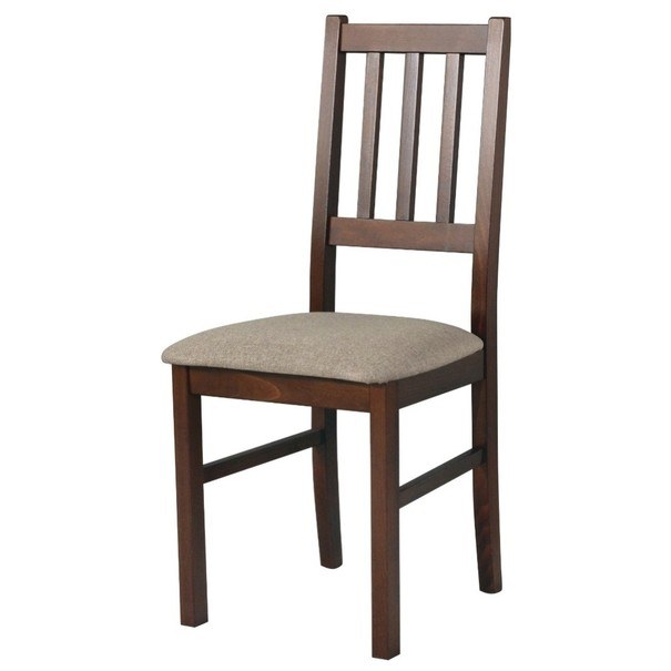 Jedálenská stolička BOLS 4 orech/svetlohnedá 1