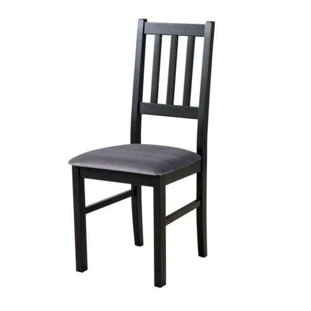 Jedálenská stolička BOLS 4 čierna/antracitová 1