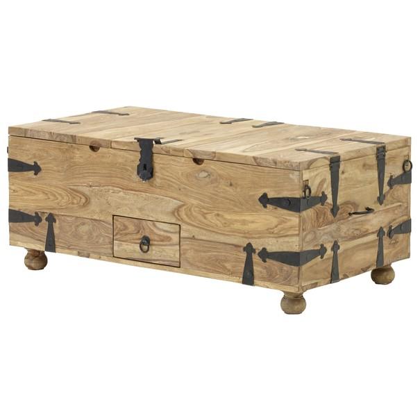 Truhla BOMBAY prírodný palisander/čierna 1