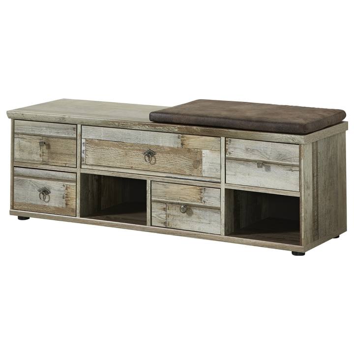 Lavica BONANZA driftwood, šírka 130 cm 1