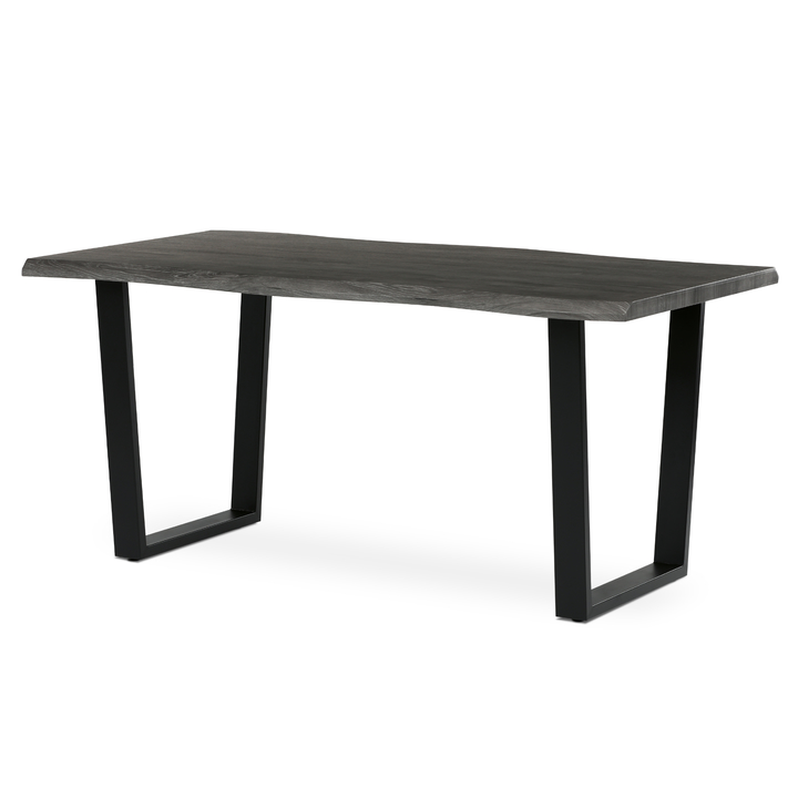 Jedálenský stôl BONITO sivý dub/čierna, šírka 160 cm 1