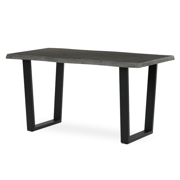 Jedálenský stôl BONITO sivý dub/čierna, šírka 140 cm 1