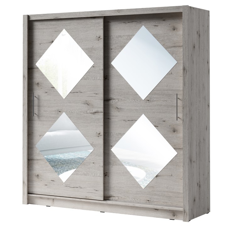 Šatníková skriňa BORA dub wellington 1