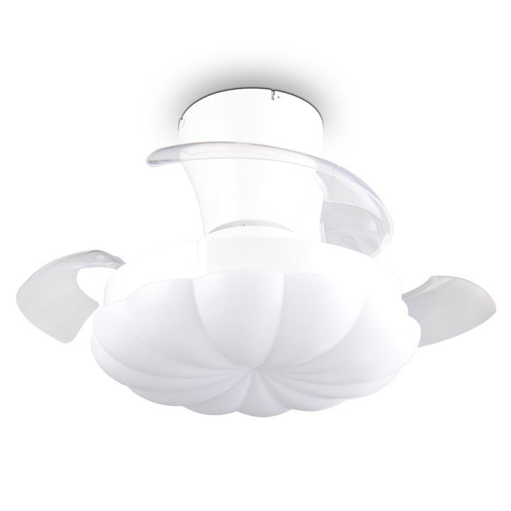 Stropné LED svietidlo s ventilátorom BORAS biela 1