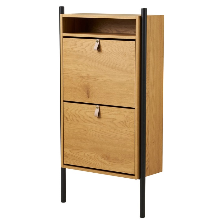 Skrinka na topánky BORCU prírodná 1