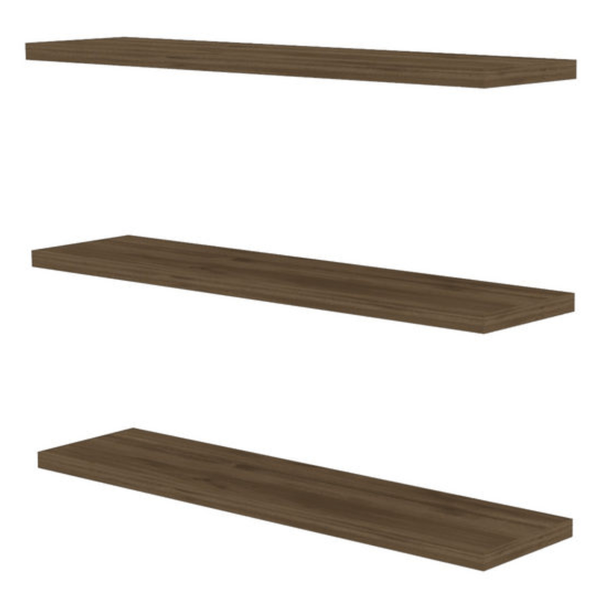 Nástenné police  BOSS orech, 3 ks 1