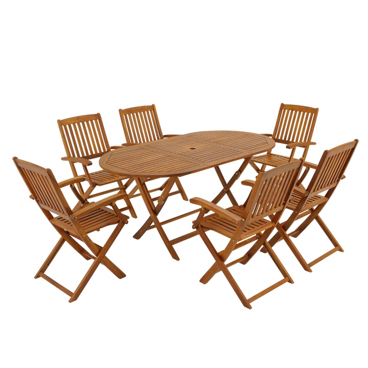 Záhradná zostava BOSTON hnedá 1