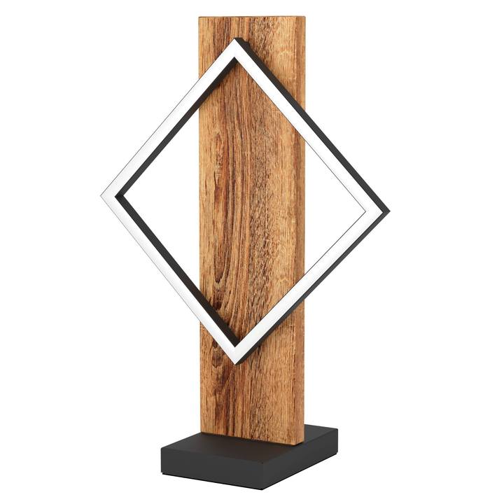 Stolná LED lampa BOYAL 2 tmavé drevo 1