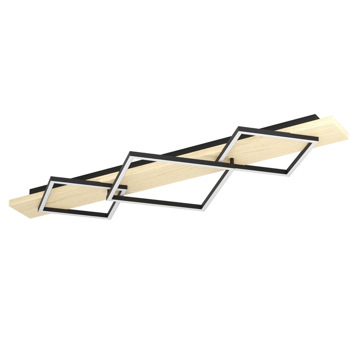 Stropné LED svietidlo BOYAL 2 svetlé drevo 1