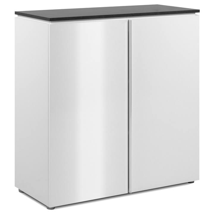 Komoda BREST 1 matera/biela lesk 1