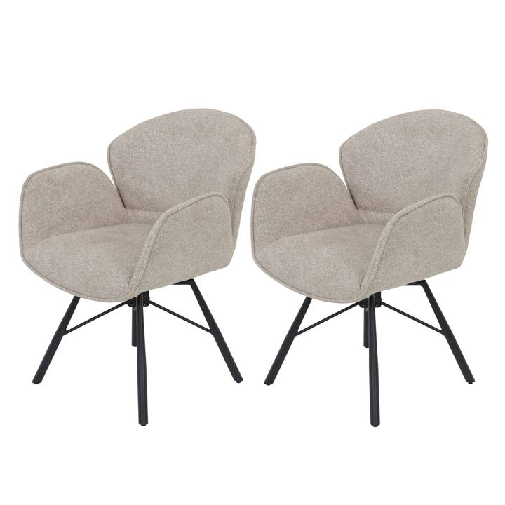 Jedálenská stolička BRISTOL S béžová, sada 2 ks 1