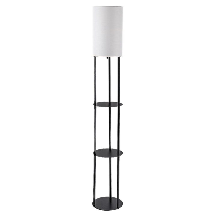 Stojacia lampa BRONN 2 čierna/biela 1