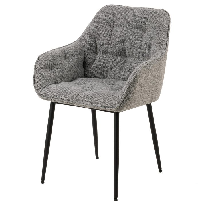 Jedálenská stolička BROOKE 2 sivá 1