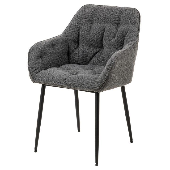 Jedálenská stolička BROOKE 2 antracitová 1