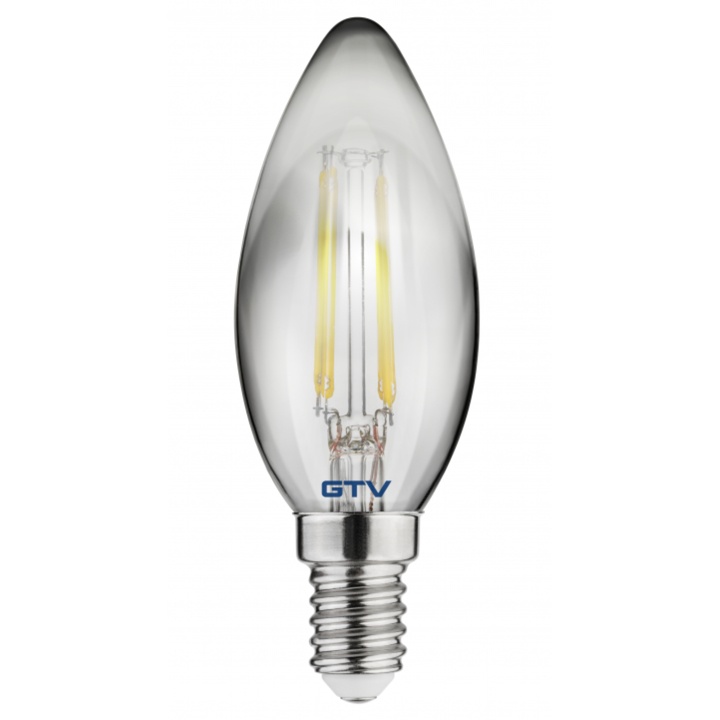 LED žiarovka filament C35FEP4 E14, 4W, teplá biela 1