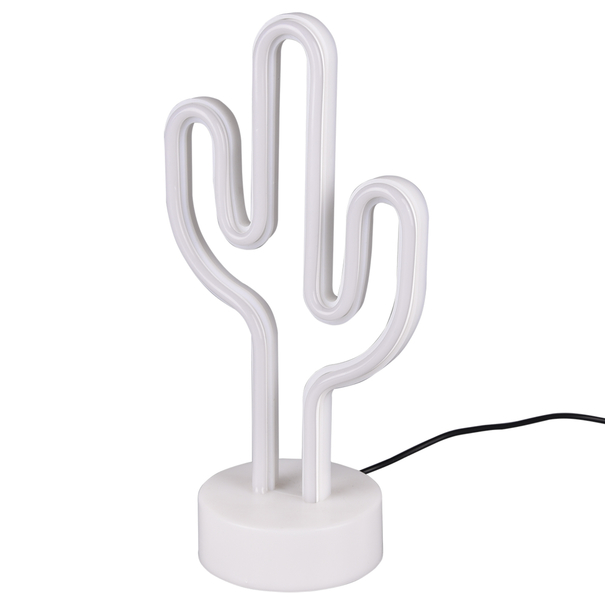Stolná LED lampa CACTUS biela 1