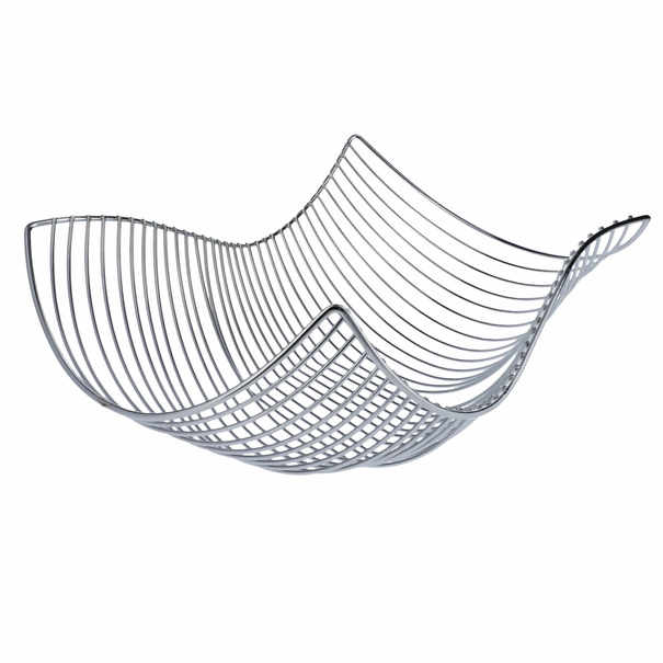 Miska na ovocie CAGE III chrómovaná oceľ 1