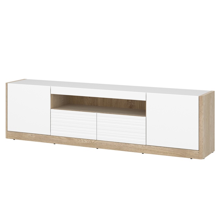 TV komoda CALIMA dub cremona/alpská biela 1