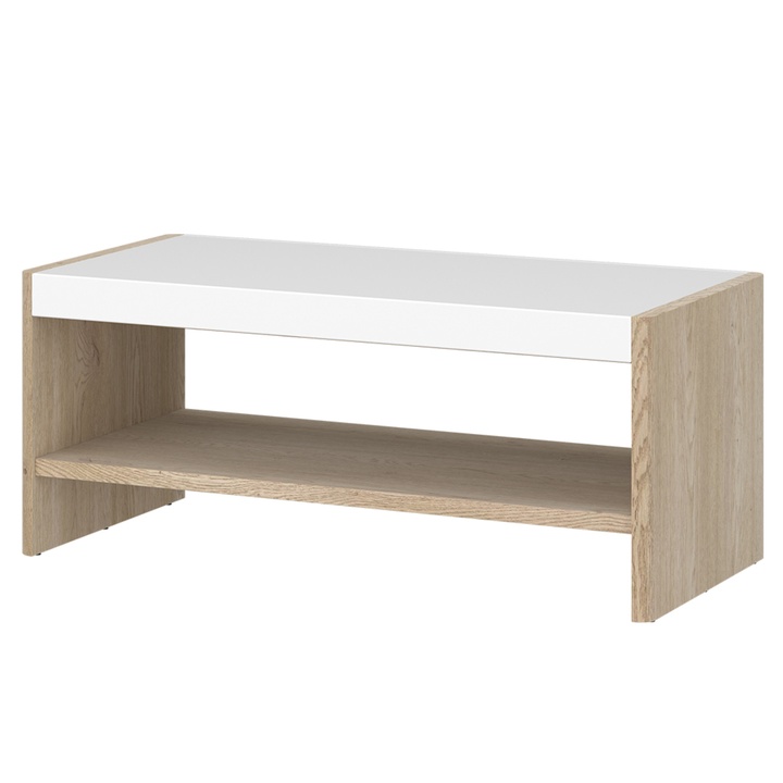 Konferenčný stolík CALIMA dub cremona/alpská biela 1