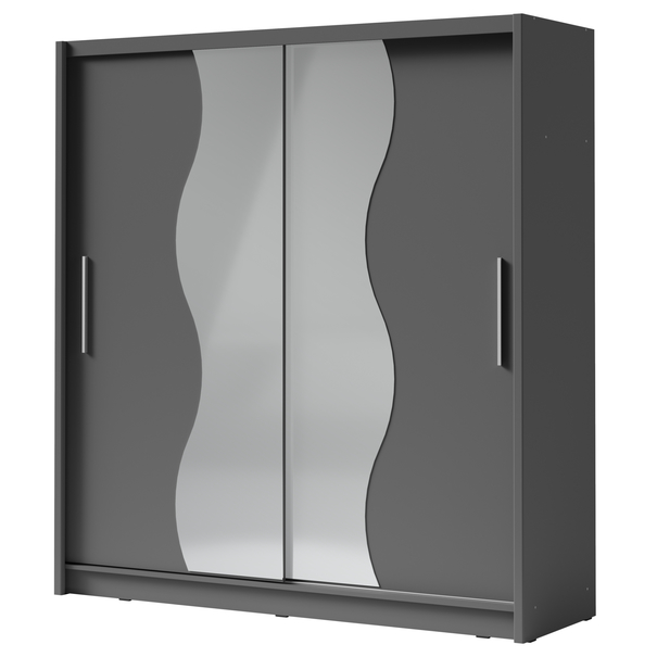 Šatníková skriňa CAMILA grafit 1