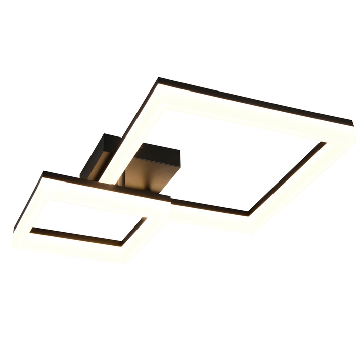 Stropné LED svietidlo CAMINO čierna/biela 1