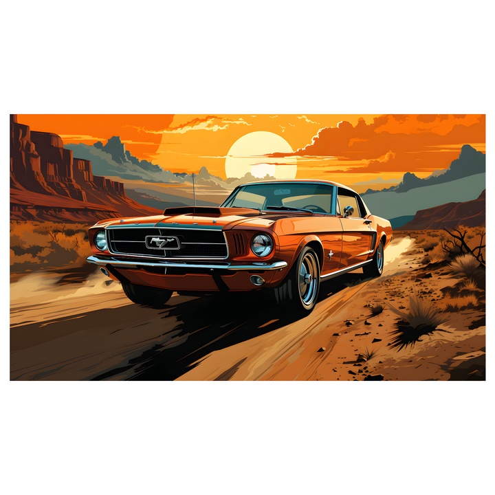 Obraz CAR 150x50 cm, motív auto 1
