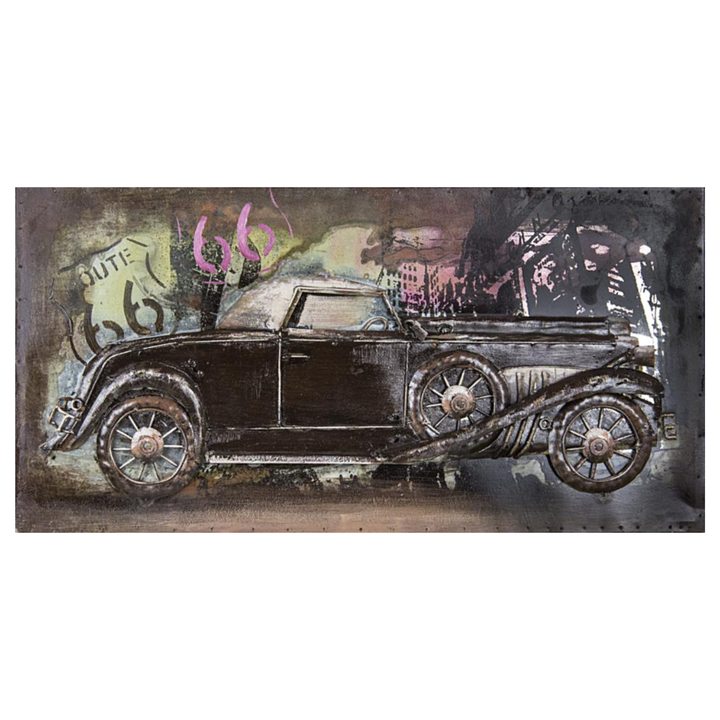 Kovový obraz CAR 40x80 cm 1