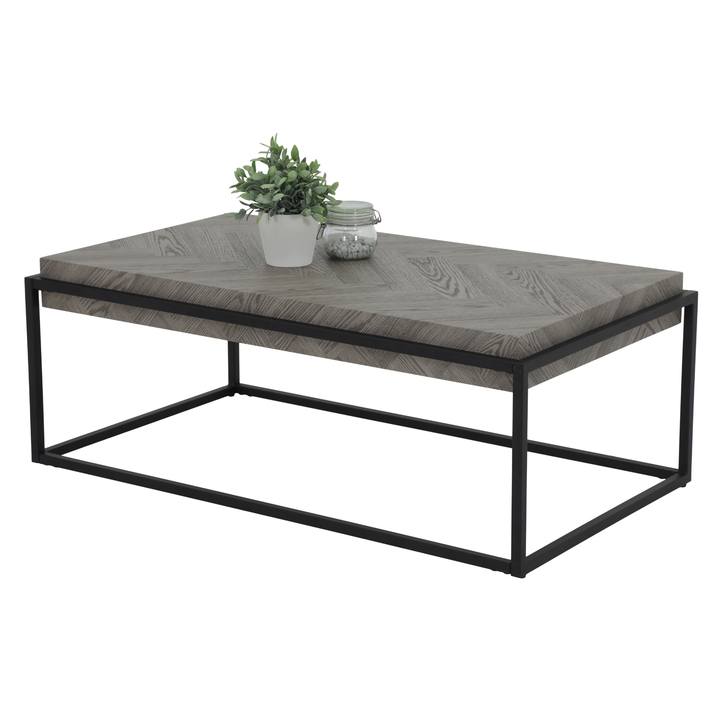 Konferenčný stolík CARLOS sivá/čierna 1