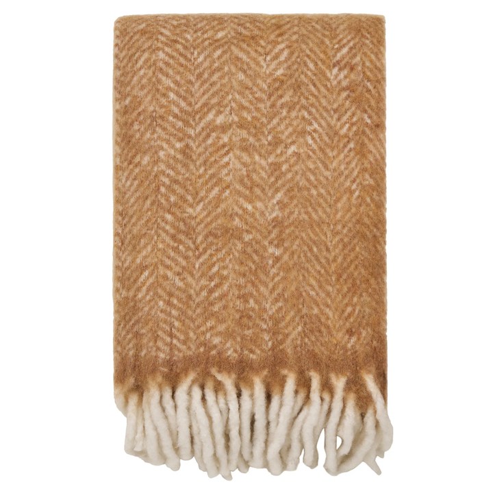 Pléd CARMEL hnedá/biela 1