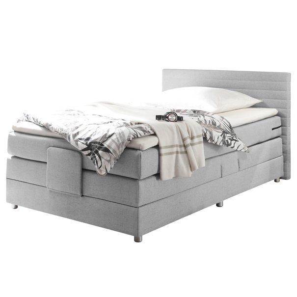 Posteľ boxspring CARMEN 1 svetlosivá, 120x200 cm 1