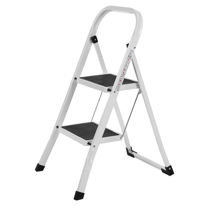 Skladacie schodíky CASA 2 biela 1