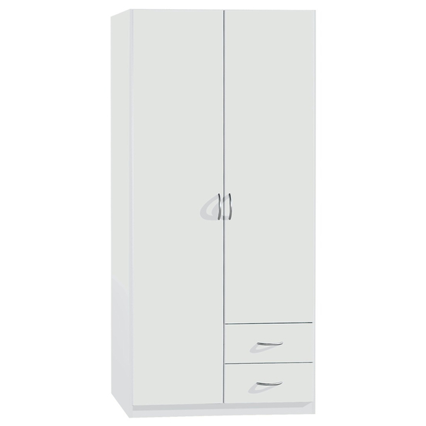 Šatníková skriňa CASE 3736 biela 1