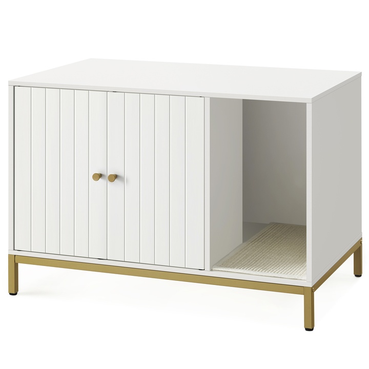 Skrinka na mačaciu toaletu CAT 4 biela 1