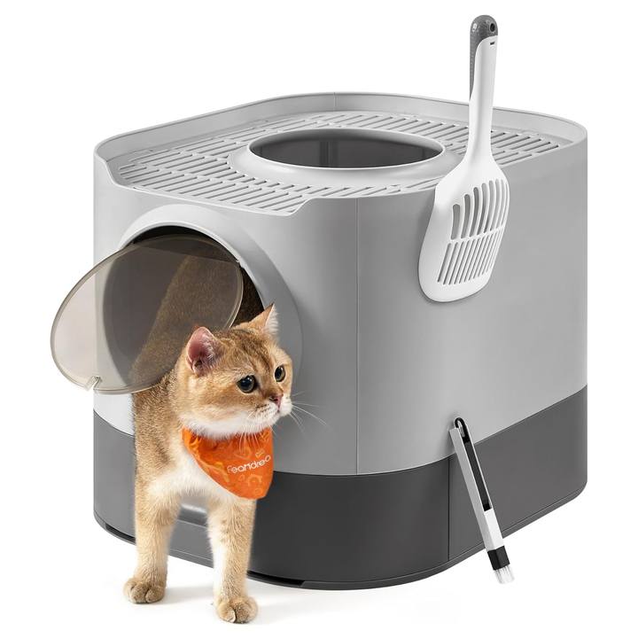 Mačacia toaleta CAT tmavosivá 1
