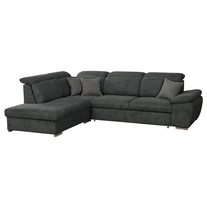 Sedacia súprava CATALINA ľavá, tmavosivá 1