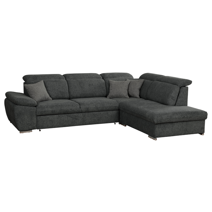 Sedacia súprava CATALINA pravá, tmavosivá 1