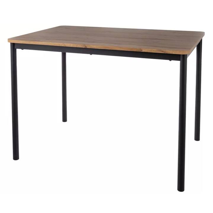 Jedálenský stôl CATY dub artisan/čierna 1