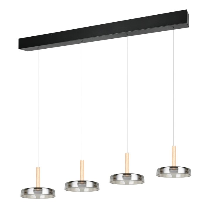 Závesné LED svietidlo CELESTE čierna, šírka 115 cm 1