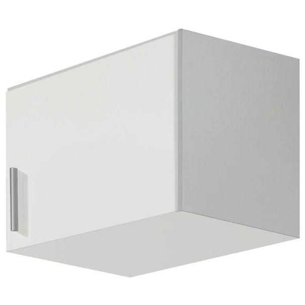 Skriňový nadstavec CELIA 3301 pravá, biela/biela vysoký lesk 1