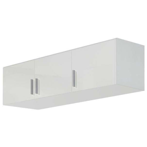 Skriňový nadstavec CELIA 3307 biela/biela vysoký lesk 1