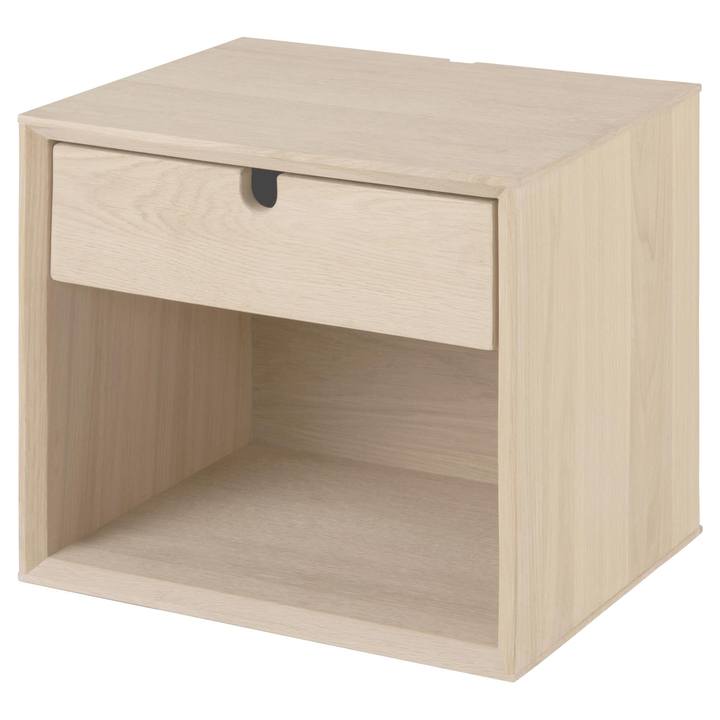 Nočný stolík CENTURY 2 bielený dub 1