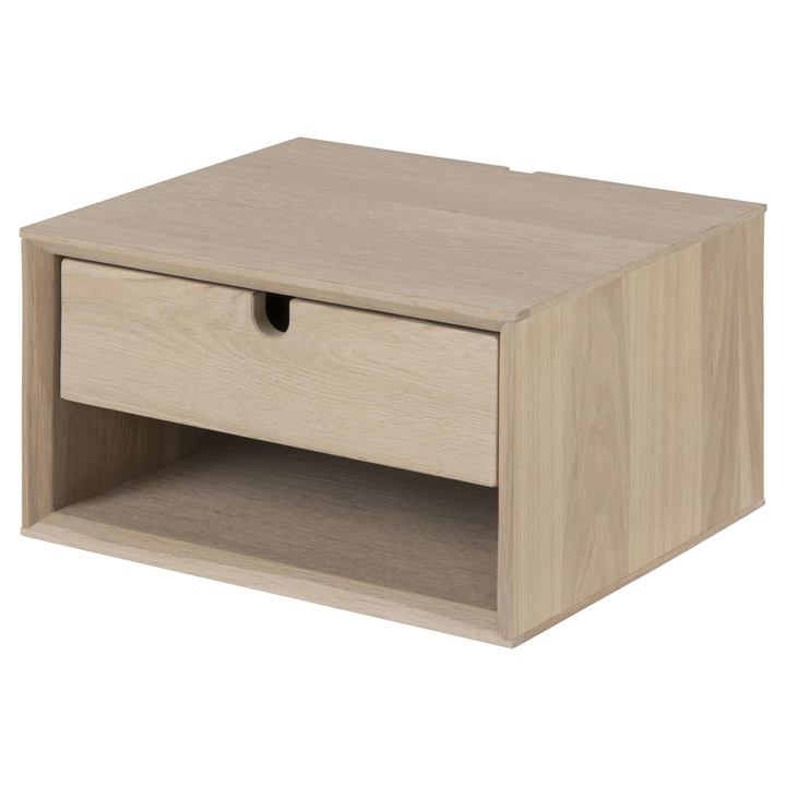 Nočný stolík CENTURY bielený dub 1