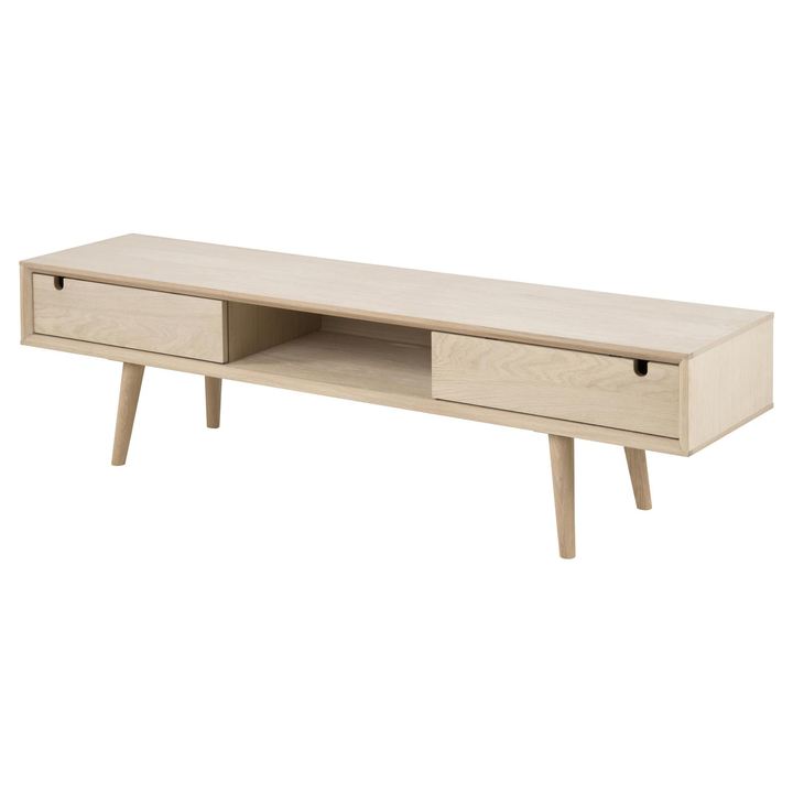 TV komoda CENTURY bielený dub 1