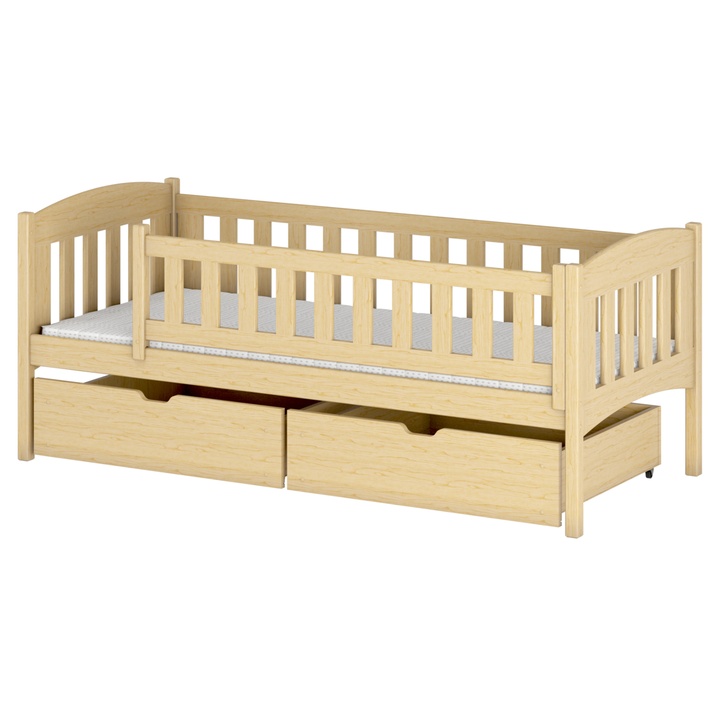 Posteľ s roštom CHAOL borovica, 80x200 cm 1